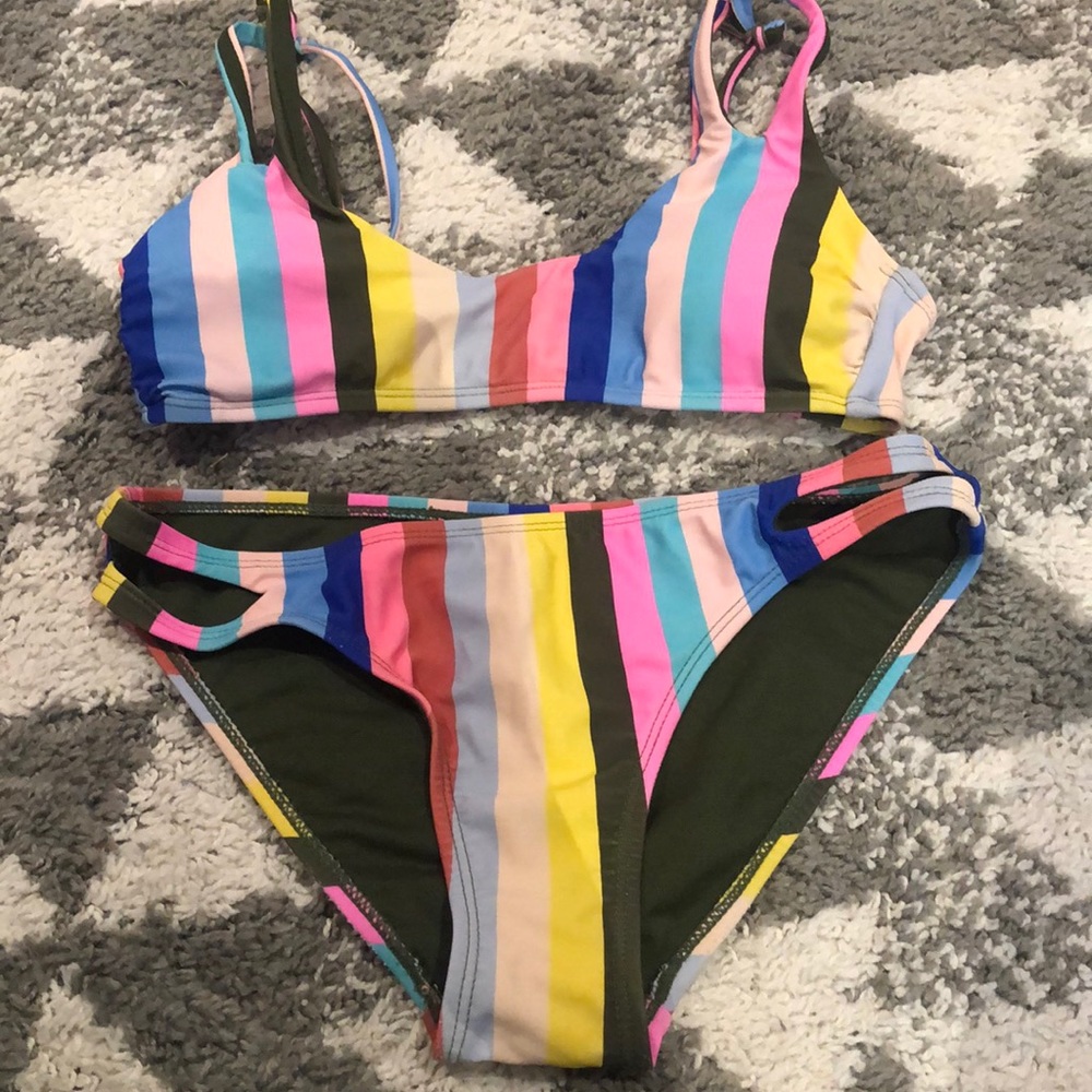Multi colored bikini